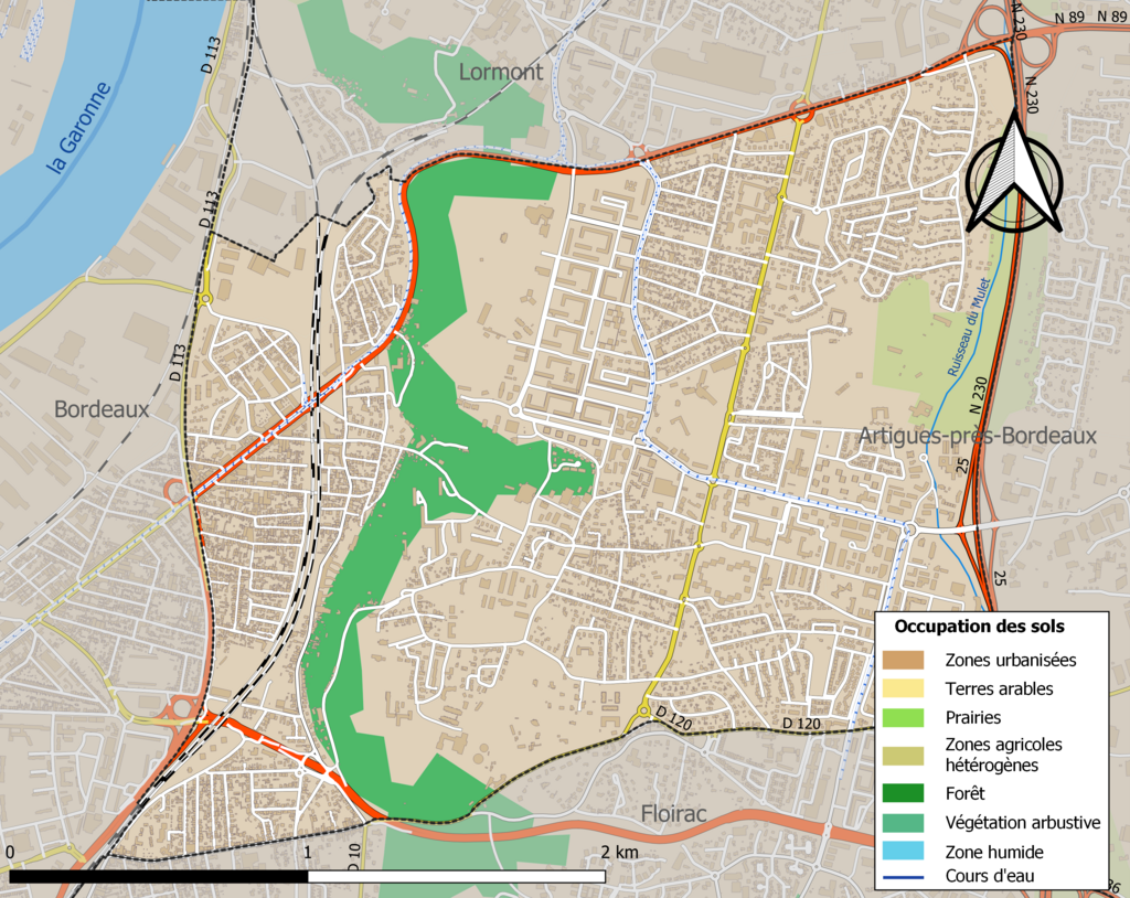 Décrassage ou démoussage de toiture Cenon