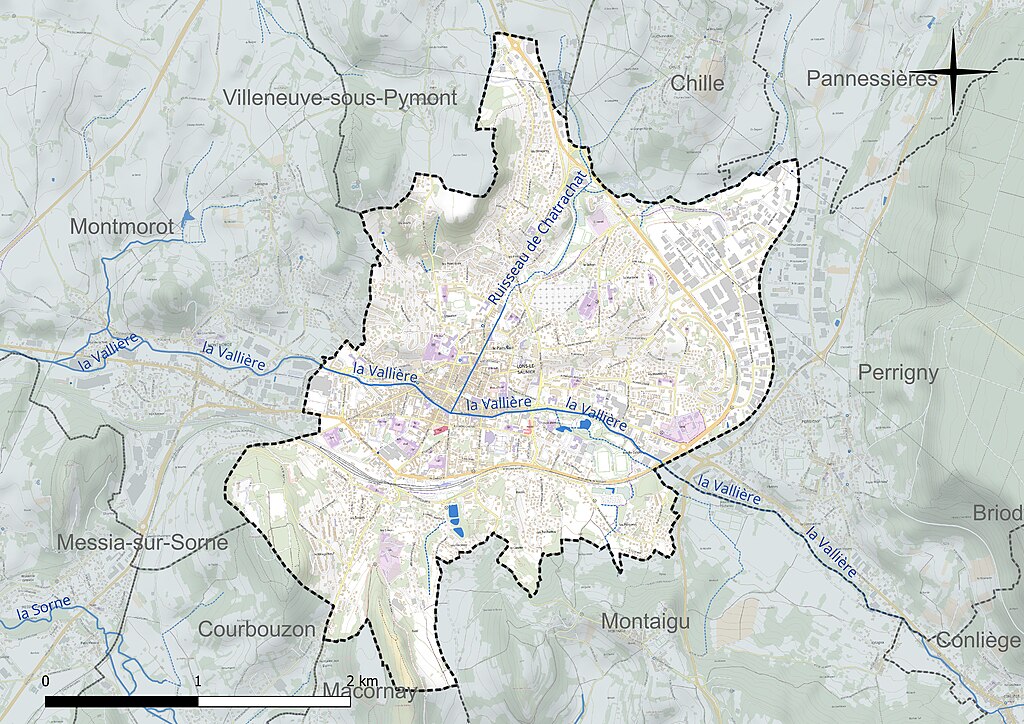Décrassage ou démoussage de toiture Lons-le-Saunier