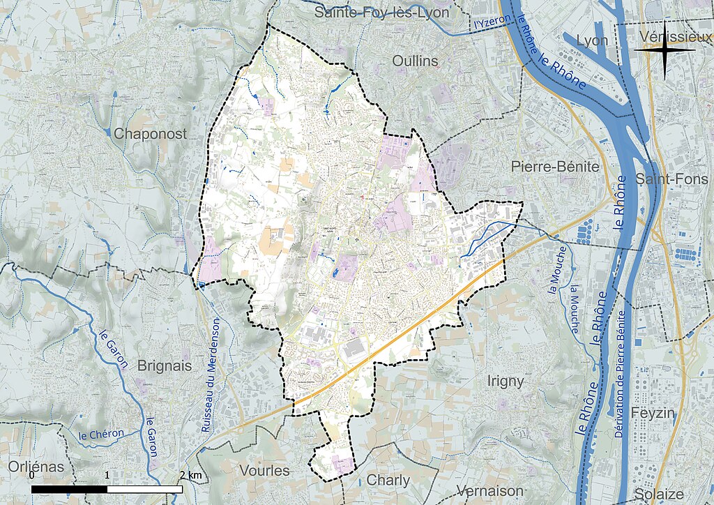 Décrassage ou démoussage de toiture Saint-Genis-Laval