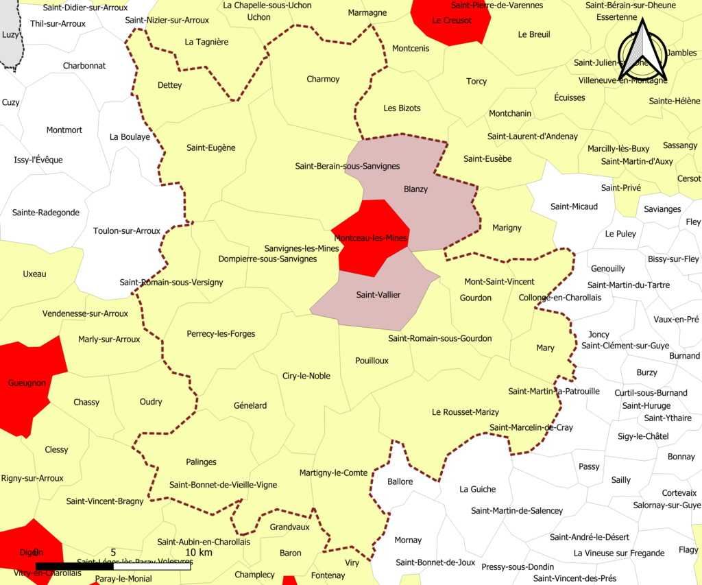 Décrassage ou démoussage de toiture Montceau-les-Mines