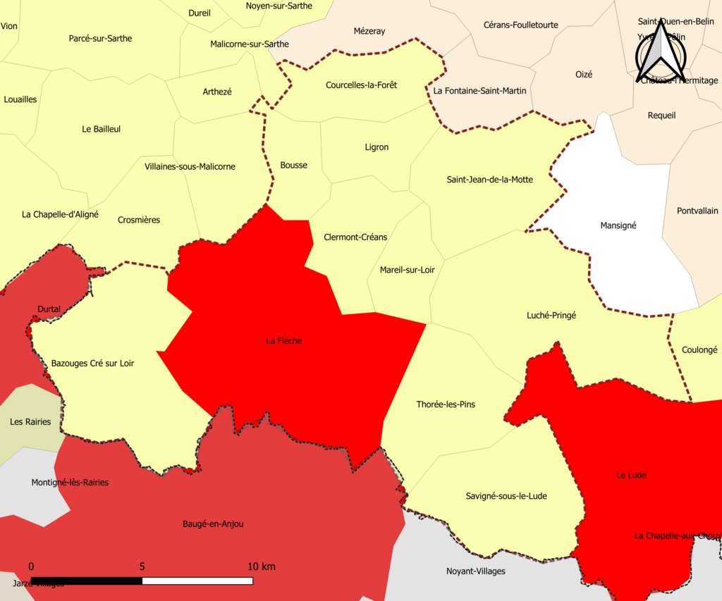 Décrassage ou démoussage de toiture La Flèche