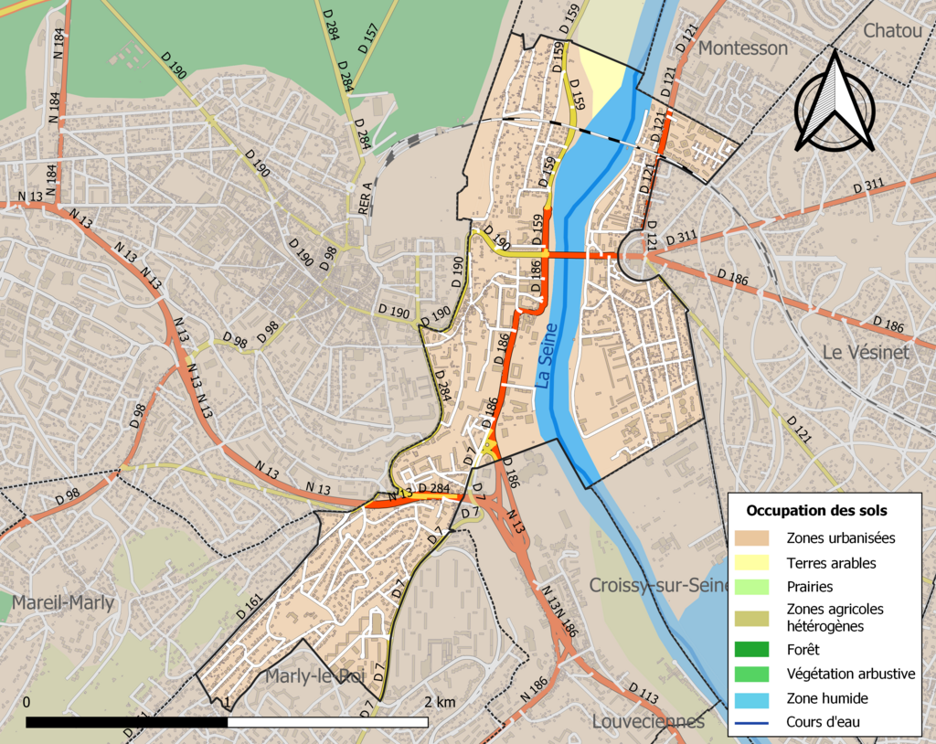 Décrassage ou démoussage de toiture Le Pecq